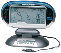 12-Volt Digital Compass with Temperature, Voltage Meter and Ice